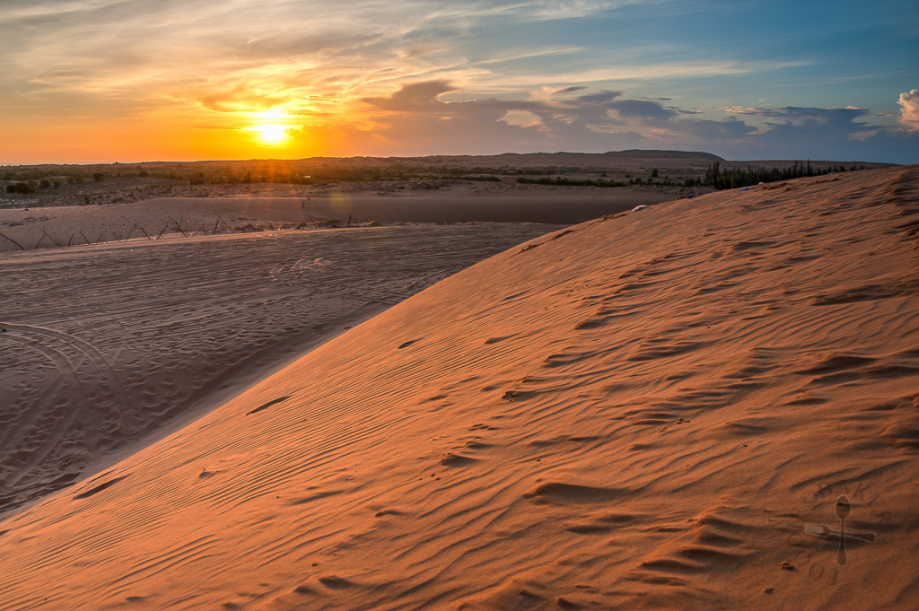 Catch the sunset on the sand dunes of Mui Ne